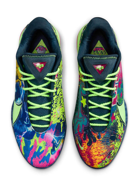 LeBron 22 Low Basketball Shoes Blustery / Fireberry / Ghost Green / Diffused Blue / Armory Navy / Playful Pink