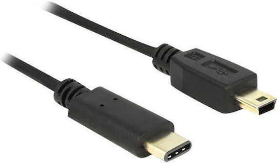 DeLock DeLock USB Typ-C Kabel USB 2.0 Männlich Mini-USB-B Schwarz 2m 83336