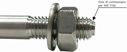 Βύσμα Raumer Hang Fix Διπλής Εκτόνωσης M10 10x86mm Ss 157