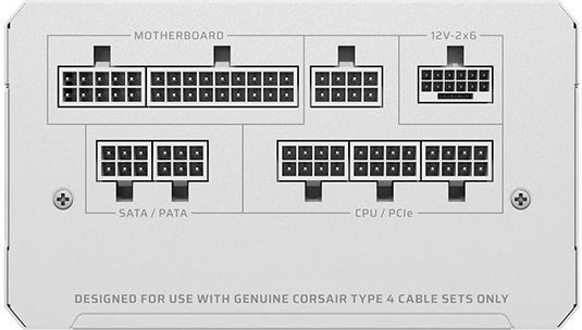 Corsair RMe Series RM1000e 1000W White Computer Power Supply Full Modular 80 Plus Gold