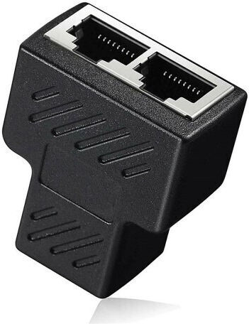 Lanberg Ethernet Splitter ADS-RJ45-2RJ45-OS RJ45 1τμχ