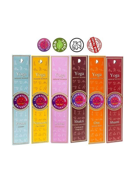 Yogi & Yogini Bețișoare Parfumate Prana cu Aromă Lavanda 10buc