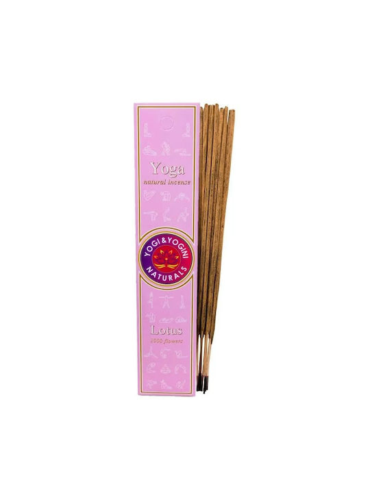 Bastonase de tămâie premium Yoga Lotus 20g, parfum de vanilie