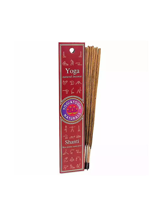 Yogi & Yogini Fragrance Sticks Shanti with Fragrance Sandalwood 10pcs