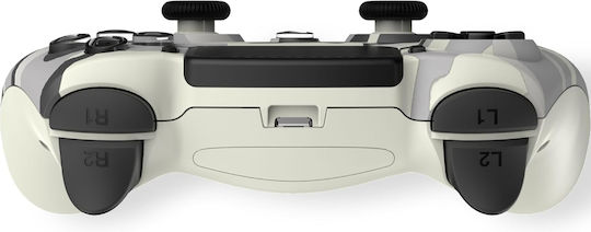Freaks and Geeks 140142C Ασύρματο Gamepad για PS4 White Camo