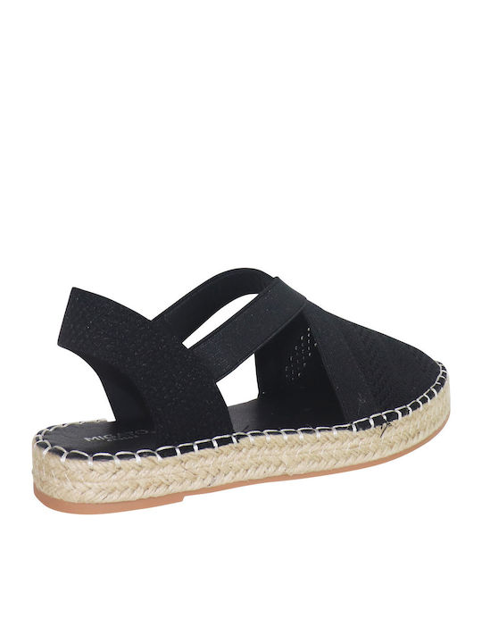 Women's Fabric Espadrilles Black