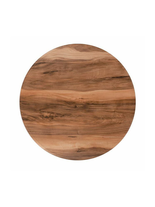 HomeMarkt Round Table Surface made of Solid Wood Wooden 60x60x1.2cm HM5735.09 1pcs
