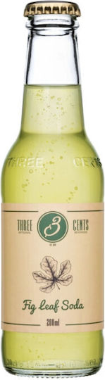 Three Cents Soda with Carbonation in Glass Bottle 200ml