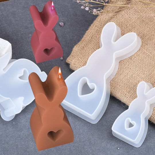 Silikonform Gießen Osterhase 3 Stück