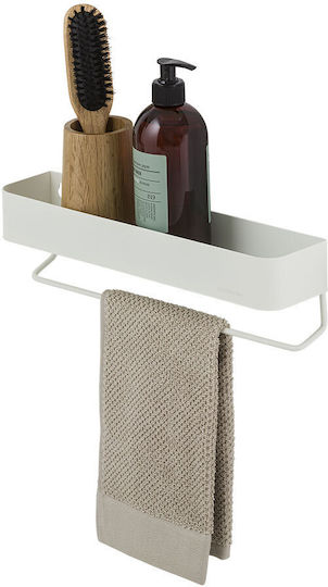 Sealskin Brix Single Wall-Mounted Bathroom Shelf Unit ​35x10cm White