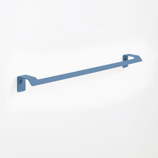 Imex Single Wall-Mounted Bathroom Rail ​60x7.8cm Blue