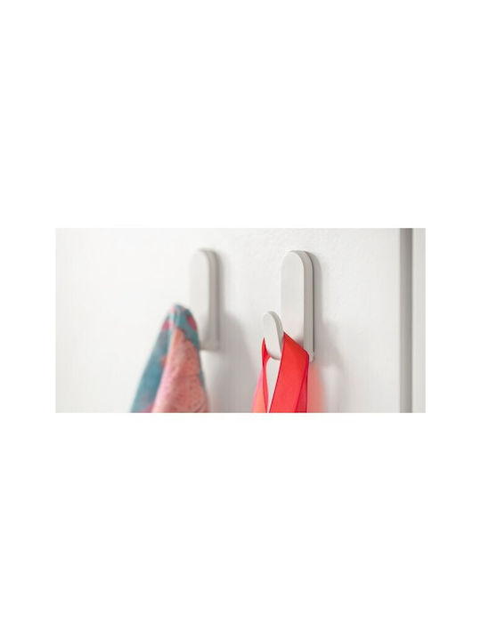 Inofix Single Wall-Mounted Bathroom Hook ​6.5x2.5cm Black