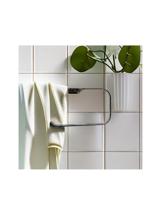 Inter Ceramic Връзка Баня Единичен с винтове ​20.5x20.5см Inox Сребрист