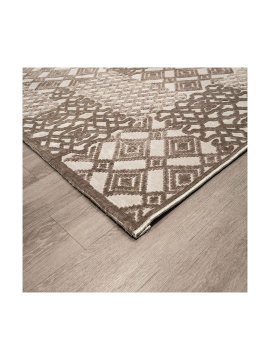 Newplan Venice 8881b Σετ Μοντέρνα Χαλιά Κρεβατοκάμαρας Brown-Beige 5-08-VNC-8881B-SET067(2x150,1x210) 3τμχ