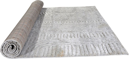 Tzikas Carpets Alloy 65000-125 Σετ Χαλιά Κρεβατοκάμαρας Γκρι 382-0-335-65000-125 3τμχ
