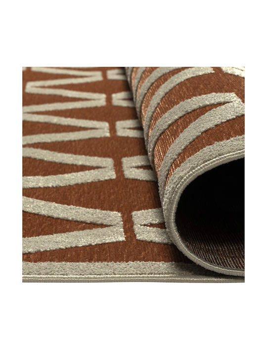 Beauty Home Resort Summer Bedroom Rug Set Resort Terracotta 9959 Set 3 Pieces