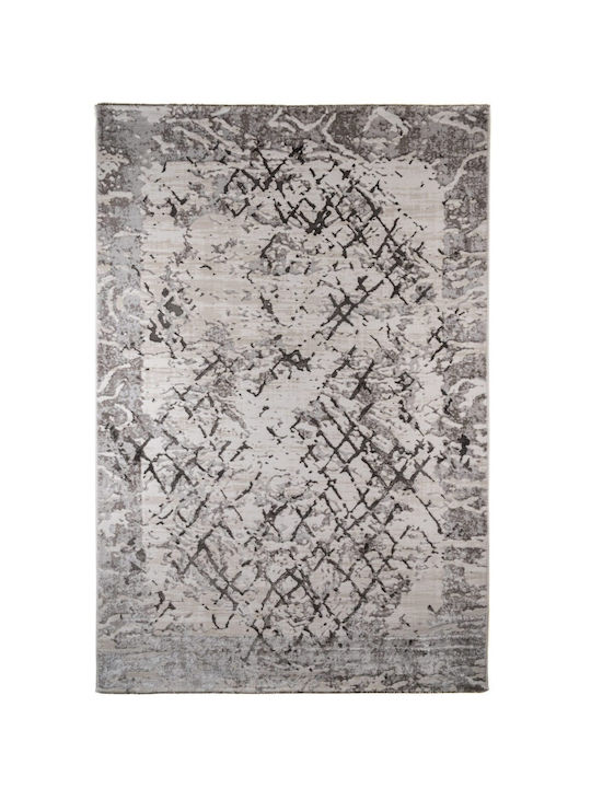 Klonaras York 5350 Modern Bedroom Rugs Set White Vizon 2004497 3pcs