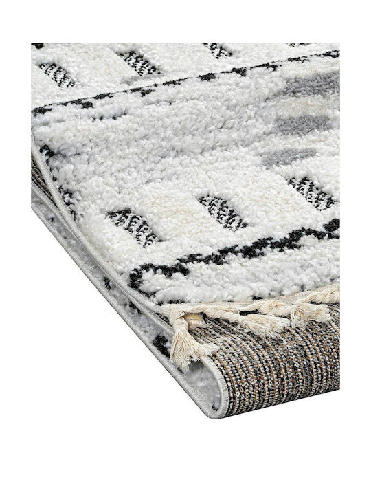 Madi Rung Σετ Μοντέρνα Χαλιά Κρεβατοκάμαρας Grey RUNG-BED SET 3τμχ