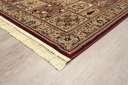 Newplan Persia 6283 Burgundy With Fringe Bedroom Rugs Set Klassik Burgundy 5-30-KLASSIK-6283A-SET067(2x140,1x200) 3pcs