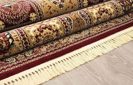 Newplan Persia 6283 Burgundy With Fringe Bedroom Rugs Set Klassik Burgundy 5-30-KLASSIK-6283A-SET067(2x140,1x200) 3pcs