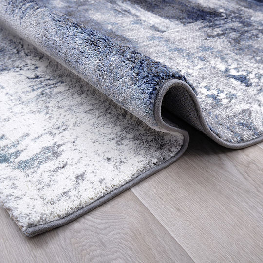 Viopros Kyiv Modern Bedroom Rugs Set Blue 685319 3pcs