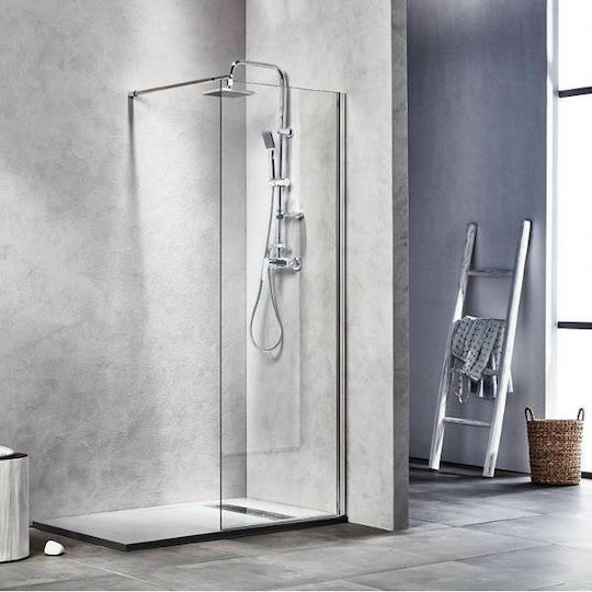 Tema Partea fixă Duș 70x195cm Sticlă curată Chrome