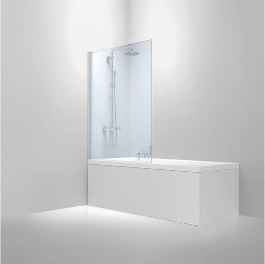 Sparke Shower Screen Bathtub with Sliding Door 70x140cm Clean Glass