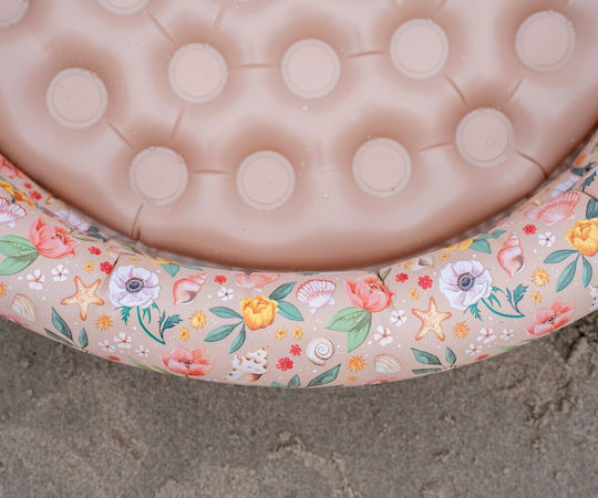 Filibabba Ocean Blossom Round Swimming Pool PVC 230L Inflatable Pink
