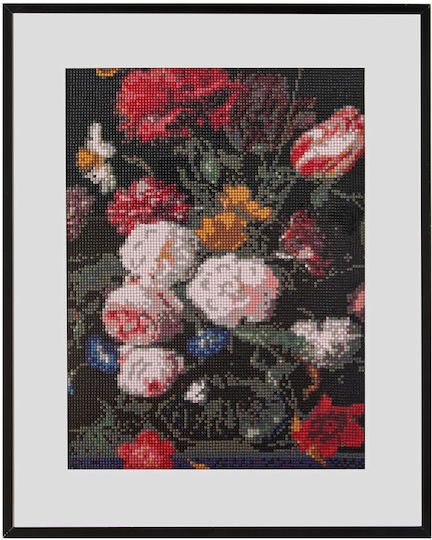 Grafix Диамантена мозайка с цветя 40x50см