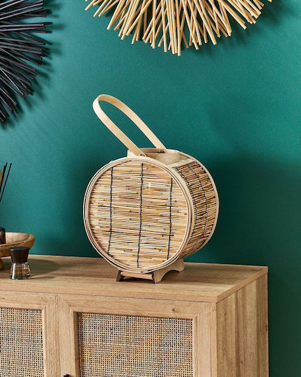 Beliani Φαναράκι Rattan Μπεζ