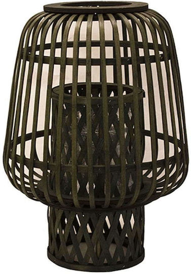 Atmosphera Φαναράκι Bamboo Επιτραπέζιο Λαδί 27x27εκ. Atmosphera Φαναράκι Bamboo Επιτραπέζιο Λαδί 27x27εκ.