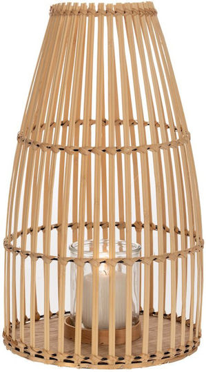 Iliadis Floortop Bamboo Lantern Beige 28x28x48cm
