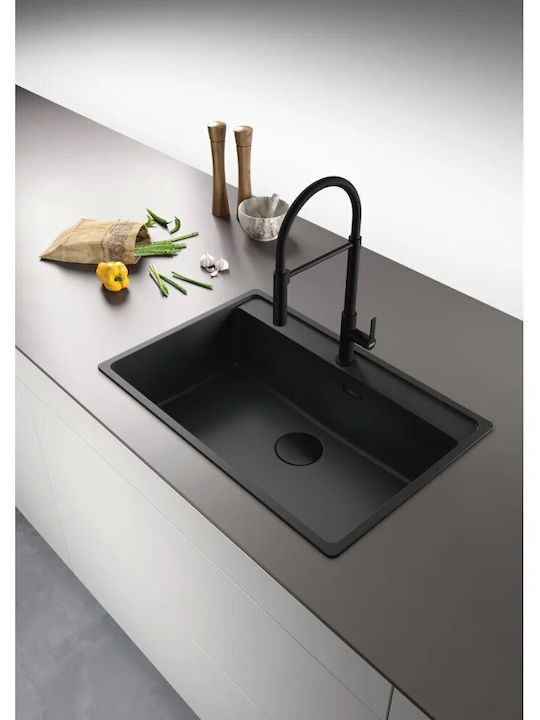 Franke Maris Slim Semi Pro Kitchen Faucet Counter Black
