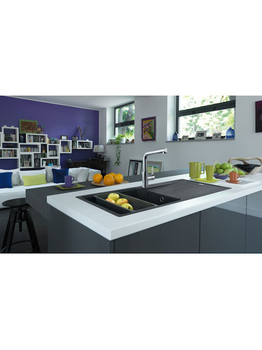 Franke Urban Kitchen Counter Faucet with Silver Shower