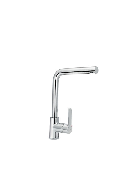 Viospiral Omega Modea Küchenarmatur Zähler Silber