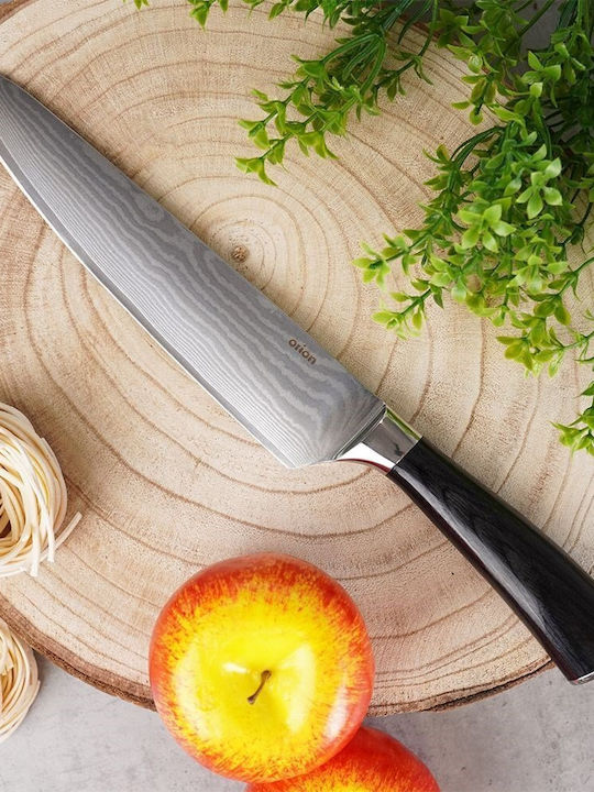 Orion Damascus Μαχαίρι Chef από Δαμασκηνό Ατσάλι 33.5cm