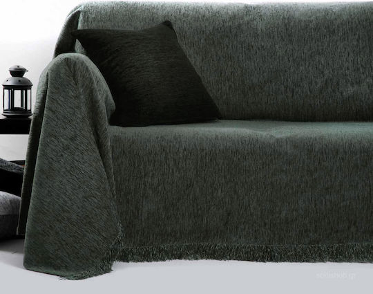 Anna Riska 1300 Ριχτάρι Τετραθέσιου Καναπέ Chenille 180x320εκ. Dark Grey