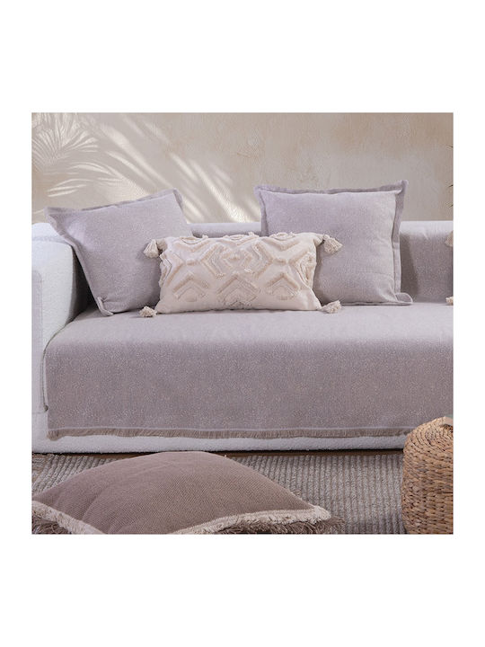 Nef-Nef Homeware Aronia Dreisitzer-Sofa Wurf Jacquard 170x300cm Beiges