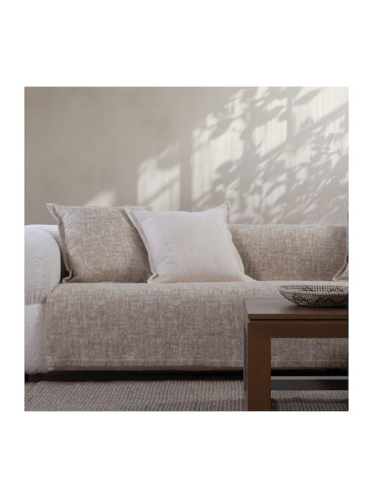Nef-Nef Homeware Garcia Ριχτάρι Πολυθρόνας 170x180εκ. Beige