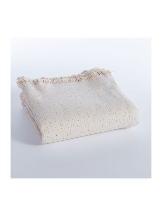 Nef-Nef Homeware Malta Ριχτάρι Πολυθρόνας Ζακάρ 170x180εκ. Multi