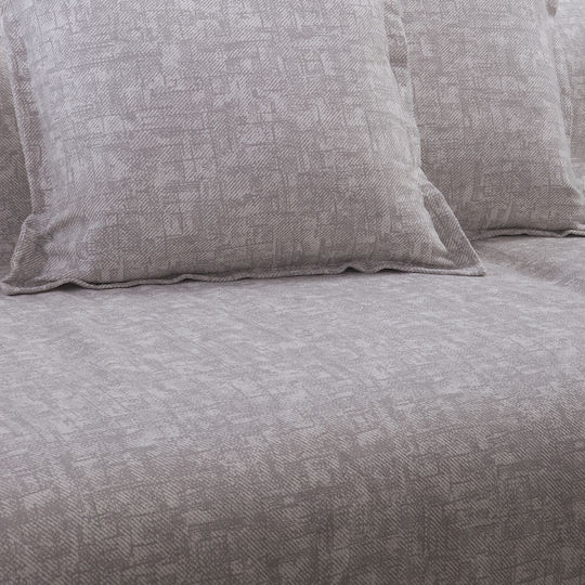 Nef-Nef Homeware Garcia Рихтари Фотьойл Жакард 170x180см Сив