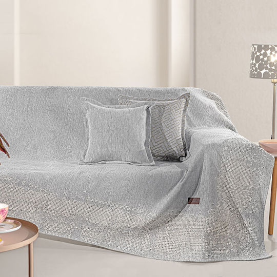 Guy Laroche Perth Ριχτάρι Πολυθρόνας Chenille 180x150εκ. Grey