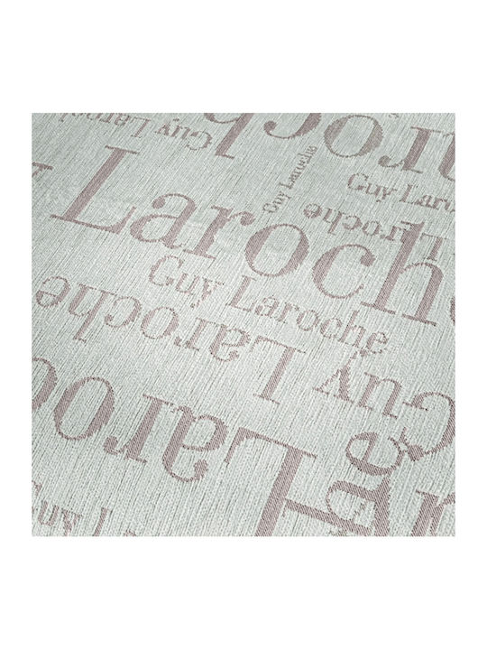 Guy Laroche Stamp Ριχτάρι Τριθέσιου Καναπέ Chenille 180x300εκ. Silver 1133030125010