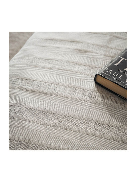 Gofis Home Laurel Ριχτάρι Διθέσιου Καναπέ Ζακάρ 180x250εκ. Rock Grey 731/14 2007731214001