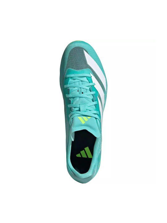 Distancestar Sport Shoes Spikes Yellow / Turquoise