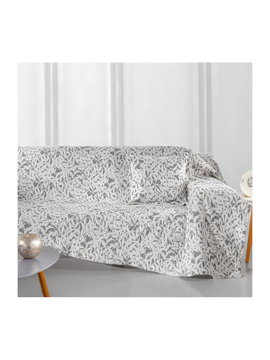 Guy Laroche Blossom Ριχτάρι Πολυθρόνας Chenille 180x145εκ. Smoke