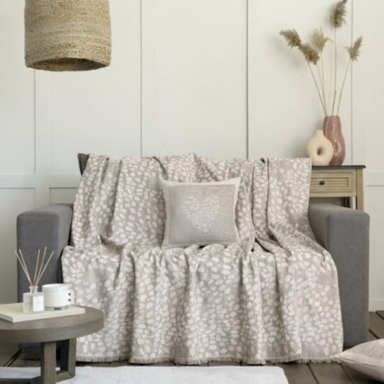 Nima Sylvan Ριχτάρι Πολυθρόνας Chenille 180x180εκ. Beige