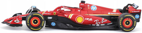 Bburago Ferrari Ferrari F1 Team Sf24 Modeling Figure Car Red in Scale 1:43 14x7x7cm.
