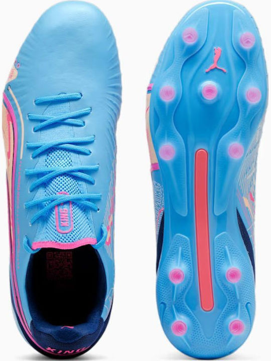 PUMA King Ultimate Vol Up FG/AG Ποδοσφαιρικά Παπούτσια με Τάπες Μπλε PUMA King Ultimate Vol Up FG/AG Ποδοσφαιρικά Παπούτσια με Τάπες Μπλε