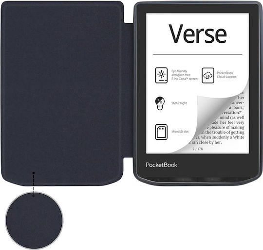 Strado Flip Cover Καφέ (PocketBook Verse Pro 629, 634)
